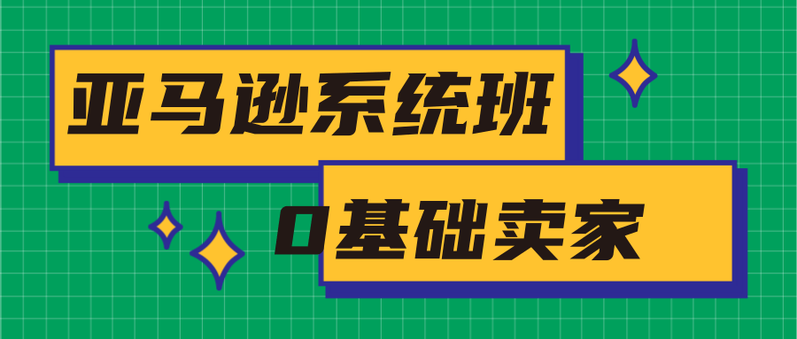 亚马逊系统班，专为0基础卖家量身打造，亚马逊运营流程与架构-零点项目大全