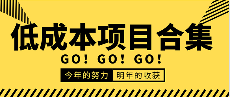 低成本零成本项目合集：赚钱快的慢的、暴利的，线上线下的，价值万元资料-零点项目大全