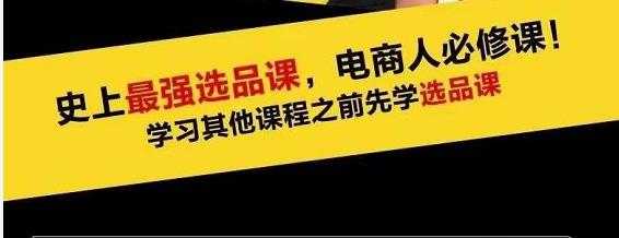 蓝海高利润选品课：你只要能选好一个品，就意味着一年轻松几百万的利润-零点项目大全