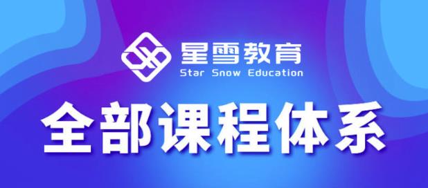 星雪教育淘系高级班，更全的运营提升方案，零基础由浅入深，店铺最新玩法-零点项目大全