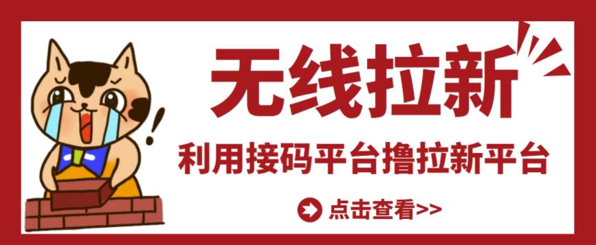 最新接码无限拉新项目，利用接码平台赚拉新平台差价，轻松日赚500+-零点项目大全