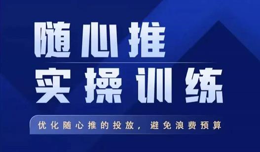 飞哥·随心推实操训练，优化随心推投放，避免浪费预算-零点项目大全