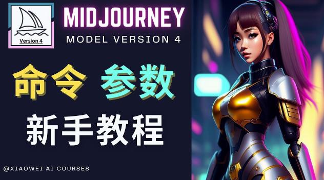 Midjourney新手入门教程，轻松创作顶级图像，命令参数-新手教程-零点项目大全