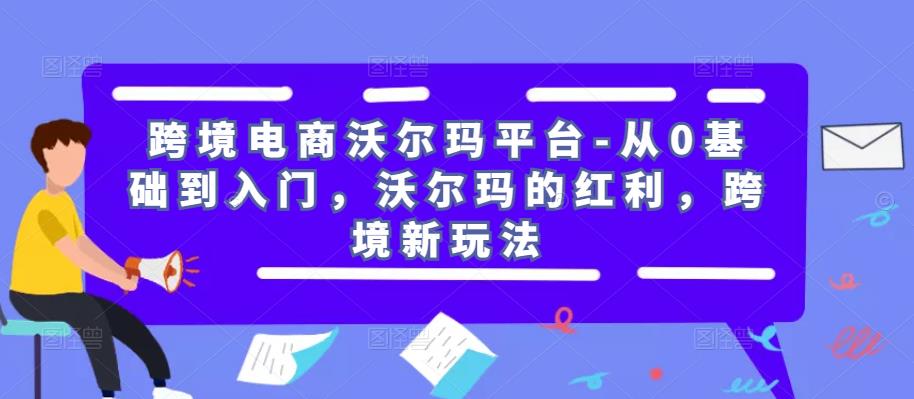 跨境电商沃尔玛平台-从0基础到入门，沃尔玛的红利，跨境新玩法-零点项目大全