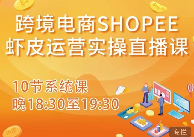 跨境电商Shopee虾皮运营实操直播课，从零开始学，入门到精通（10节系统课）-零点项目大全