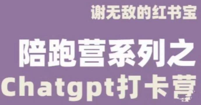 谢无敌ChatGPT打卡营，教你更好地使用ChatGPT来提高工作效率-零点项目大全