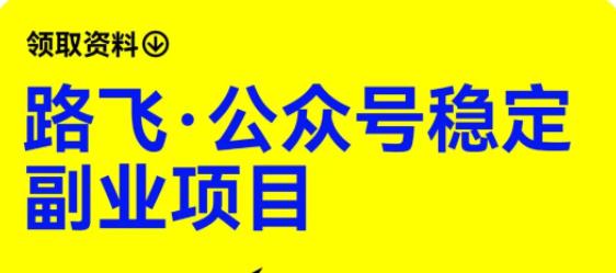 路飞·公众号稳定副业项目，你只要无脑去推广，粉丝和收入，自然就来了-零点项目大全