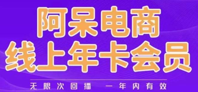 阿呆电商线上年会员，阿呆电商干货分享（更新中）-零点项目大全