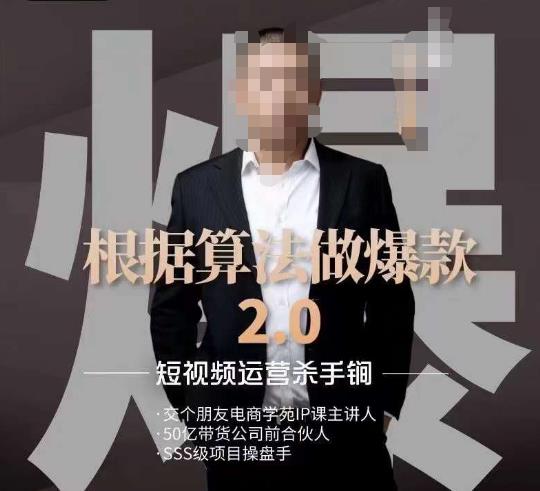 源哥《根据算法做爆款2.0》快速起号的秘籍，短视频运营杀手锏-零点项目大全