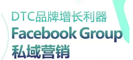 DTC品牌增长利器：Facebook Group私域营销策略-零点项目大全