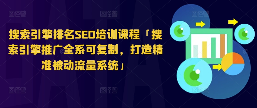 搜索引擎排名SEO培训课程「搜索引擎推广全系可复制，打造精准被动流量系统」-零点项目大全