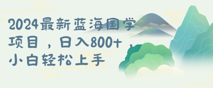 国学项目，长期蓝海可矩阵，从0-1的过程【揭秘】-零点项目大全