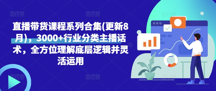 直播带货课程系列合集(更新8月)，3000+行业分类主播话术，全方位理解底层逻辑并灵活运用-零点项目大全